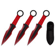 7.5″ Throwing Knives with Sheath 3 Pcs Set – Red [T004207RD] Throwing Knife Canadian Distributor