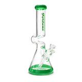 Fortune | 14" 7mm Offset Neck Beaker Glass Bong Fortune Green