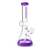 Fortune | 14" 7mm Offset Neck Beaker Glass Bong Fortune Purple