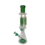 Xtreme | 17.5″ Xtreme Frost Core Freezable Triple coil (TDO-011) Glass Bong Canadian Distributor Green