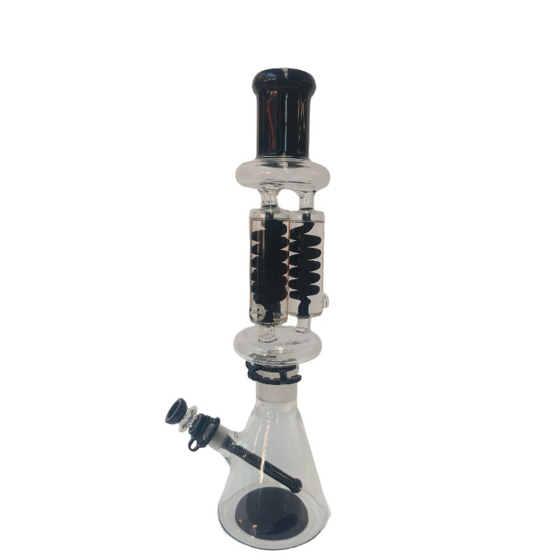 Xtreme | 17.5″ Xtreme Frost Core Freezable Triple coil (TDO-011) Glass Bong Canadian Distributor Black