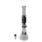 Xtreme | 16″ Quad Frost Freezable Triple coil (TDO-016) Glass Bong Canadian Distributor