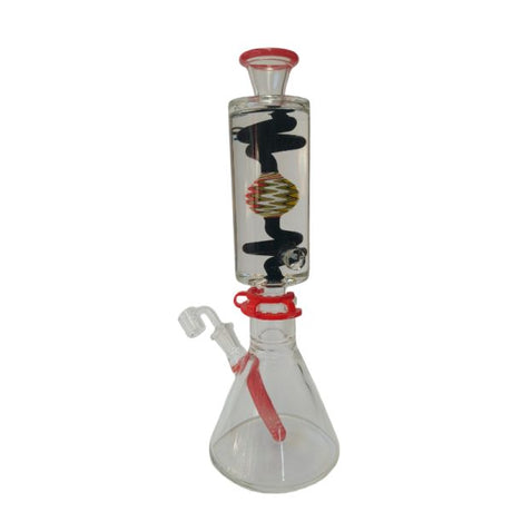 Xtreme | 13″ Ameri Chill Freezable coil (TDO-018) Glass Rig Canadian Distributor Red