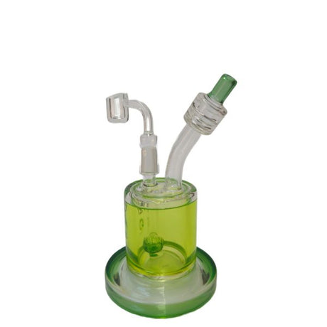 Xtreme | 7″ Frost Bubb Bubbler with Glycerine (TDO-024) Glass Rig Canadian Distributor Green