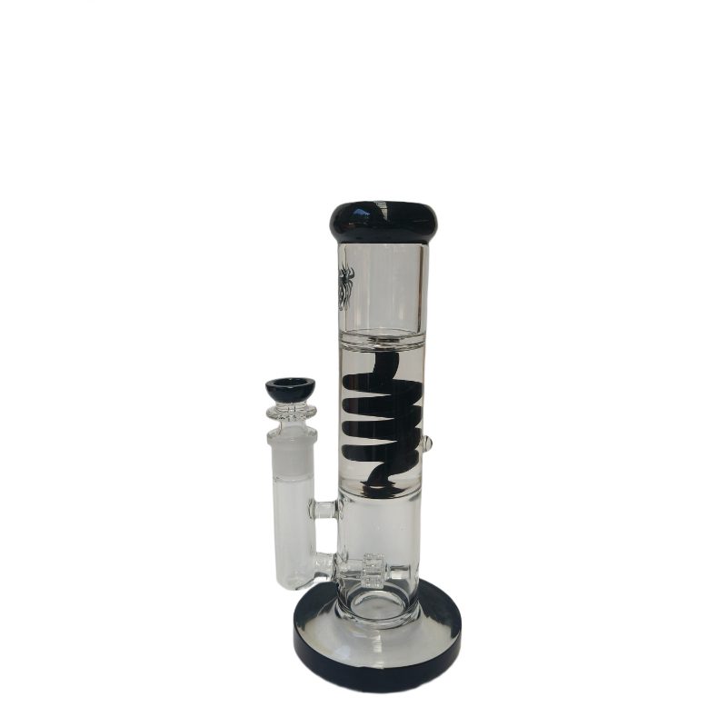 Xtreme | 10" Cryo Loop Mini Coil Freezable coil (TDO-030) Glass Bong Canadian Distributor Black