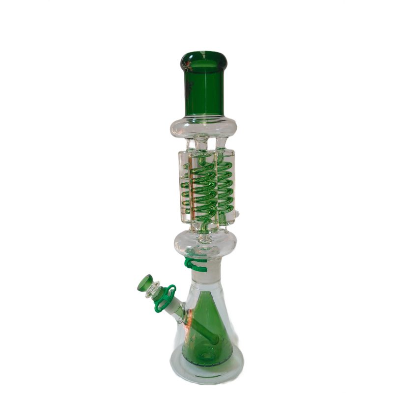 Xtreme | 17.5" FrostCore Triple Chill Freezable coil (TDO-036) Glass Bong Canadian Distributor Green