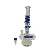 Xtreme | 16″ Freezable Coil Inline Perc Bong (TDO-004) Glass Bong Canadian Distributor