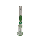 Xtreme | 19″ Frost Recycler Freezable coil (TDO-008) Glass Bong Canadian Distributor Green
