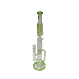 Xtreme | 18″ Glycer Recycler Freezable coil (TDO-010) Glass Bong Canadian Distributor Green