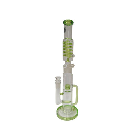 Xtreme | 18″ Glycer Recycler Freezable coil (TDO-010) Glass Bong Canadian Distributor Green