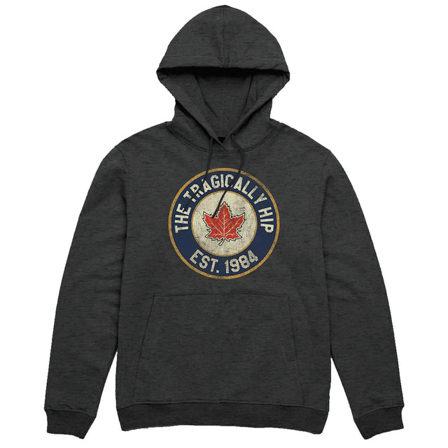 The Tragically Hip | Authentic Maple Leaf est. 1984 Hoodie (Officially Licensed) Hoodie Smoking Cat Distribution Small