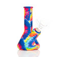 Lit Silicone 5" Tie Dye Hippie Water Pipe Bongs Smoking Cat Distribution Default Title