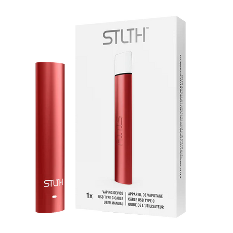STLTH VAPE TYPE-C DEVICE Vaporizer ONE Red Metal