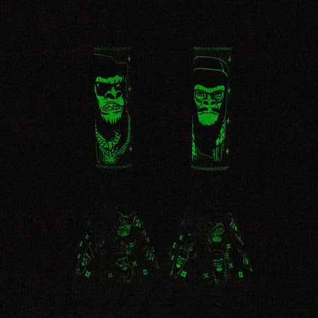 14" Gorilla Glow in the Dark Beaker 7mm