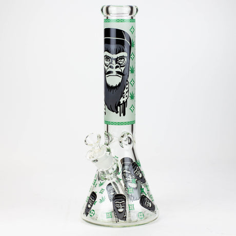 14" Gorilla Glow in the Dark Beaker 7mm