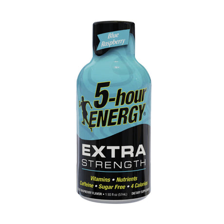 Blue Raspberry Flavor Extra Strength 5-hour ENERGY Drink Energy Drink ONE