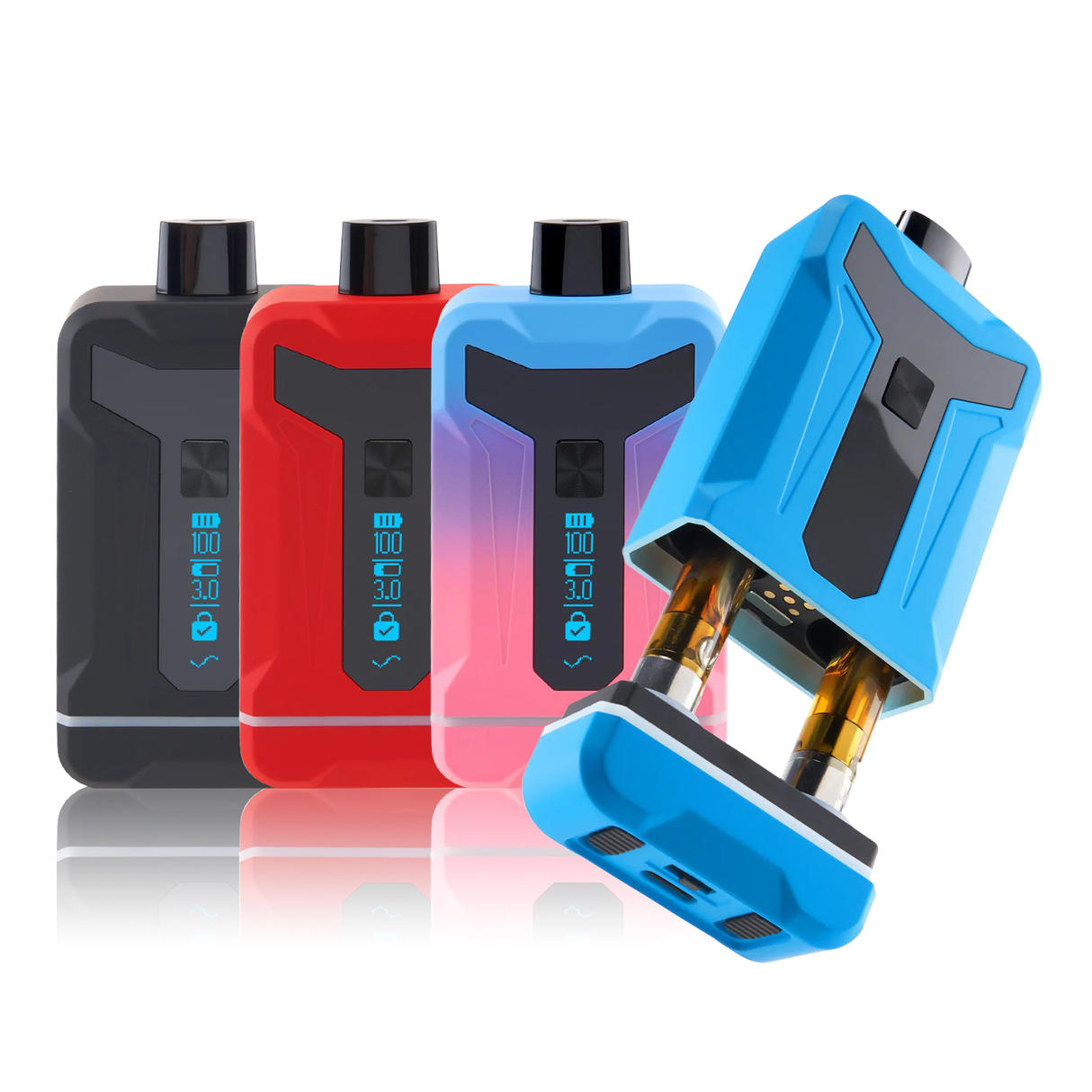 Ooze | Duet 650 mAh 510 Dual Conceal Cart Battery