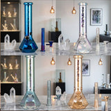 Xtreme | 10″ Metallic Terminator Finish Orion Beaker Base Glass Bong [XTR-MY008] – Box of 12 Glass Bong Canadian Distributor