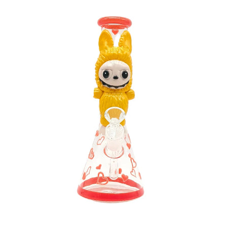 10" Cute Character Glass Beaker Bong (MST193) Glass Bong The MST Orange