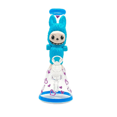 10" Cute Character Glass Beaker Bong (MST193) Glass Bong The MST Blue