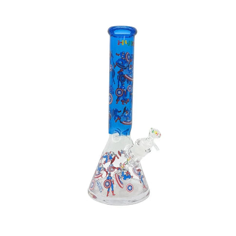 HYDRO | 14" Beaker Super Heron Glass Bong (MST225) Glass Bong The MST Blue
