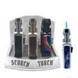 61879 - 6.65" Tall Single Flame Torch Lighter w Side ignition button - 9/Display Torch The MST Default Title