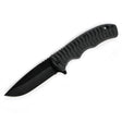 MSK093 - All-Black Ribbed Folding Knife Folding Knife The MST Default Title