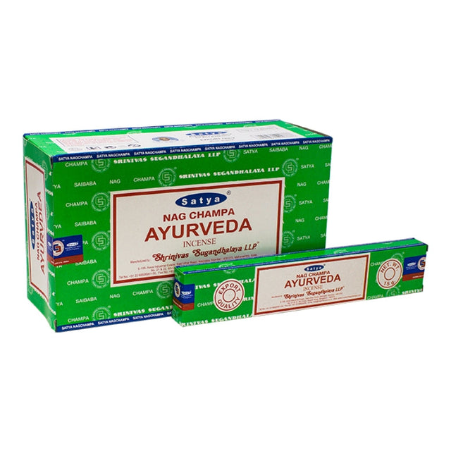 Satya Ayurveda Incense 15g Incense The MST Default Title