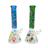HYDRO | 14" Graphic Beaker Glass Bong (MST228) Glass Bong The MST