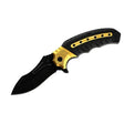 MSK058 - Gold & Black Curved Folding Knife Folding Knife The MST Default Title