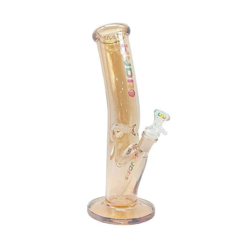 HYDRO | 12" Tilted Tube Electroplated Glass Bong (MST216) Glass Bong The MST Golden