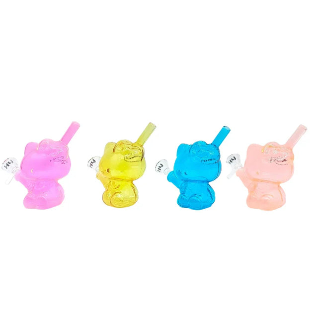 HYDRO | 4" Character Style Colored Glass Mini Rig (MST206) Glass Bong The MST