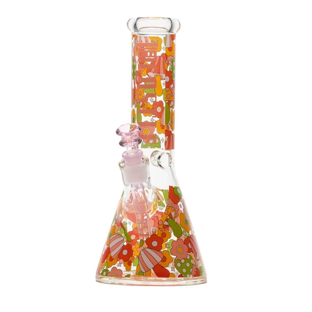 12" Vibes Beaker Bong - 5mm Thick Glass Glass Bong Castle Glassworks Default Title