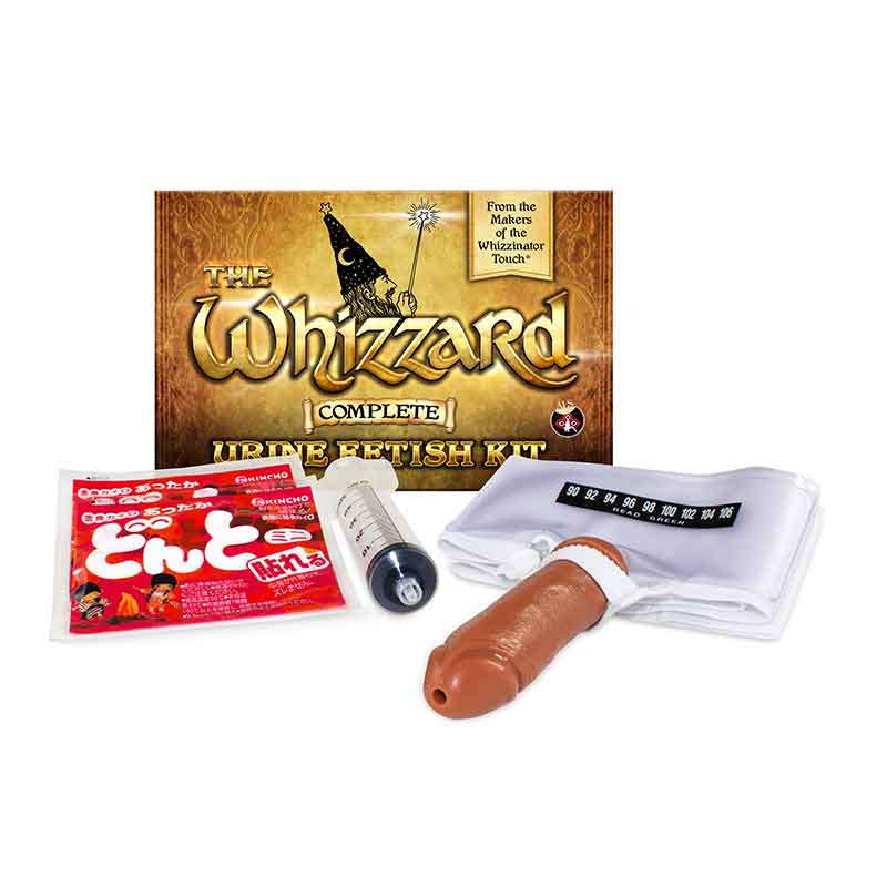 The Whizzard synthetic urine novelty kit