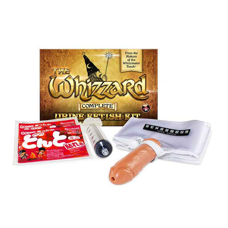 The Whizzard synthetic urine novelty kit