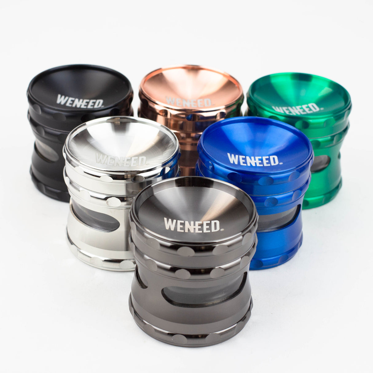 WENEED®-Iron Barrel Grinder 4pts 6pack