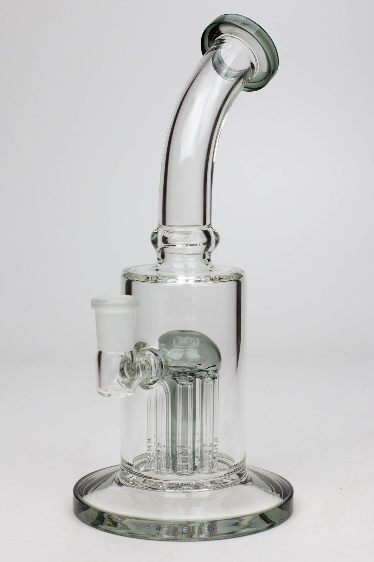 Water Pipe 10 inches with 8 tree arms diffuser-Black - One Wholesale