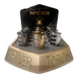 Spider | Refillable Torch Lighter – Mesh Grip Metallic Edition [SP-938] Torch The MST