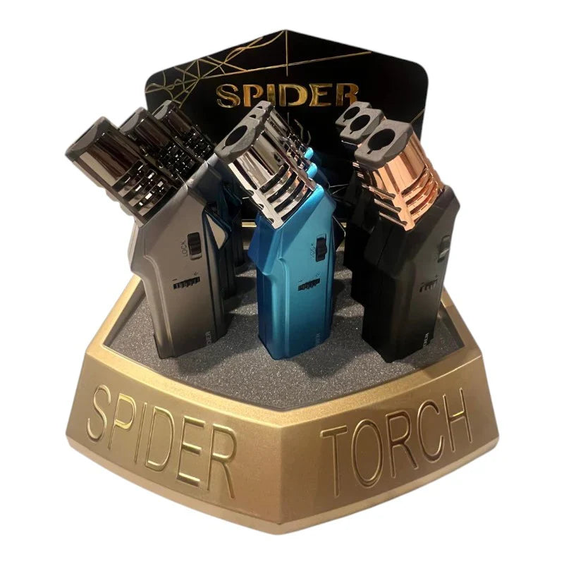 Spider | Refillable Torch Lighter – Triple Jet Flame Edition [SP-583] Torch The MST