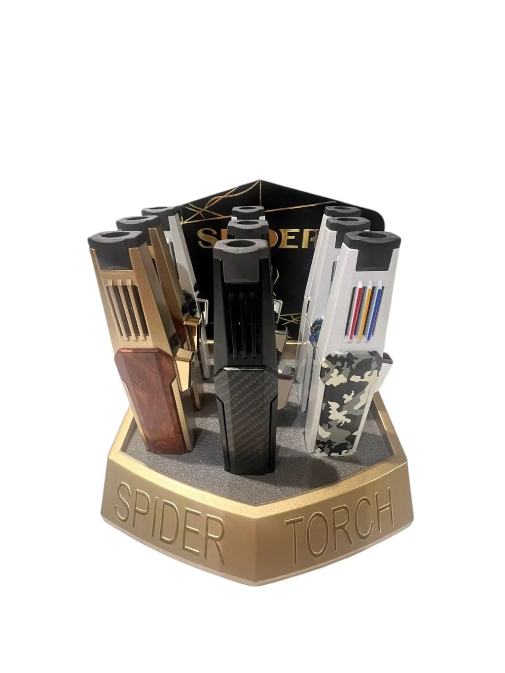 Spider | Refillable Torch Lighter – Modern Slim Edition [SP-198] Torch The MST