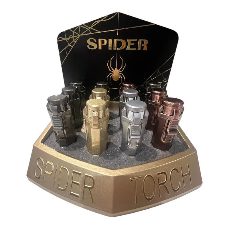 Spider | Refillable Torch Lighter – Heavy-Duty Metallic Edition [SP-205] Torch The MST