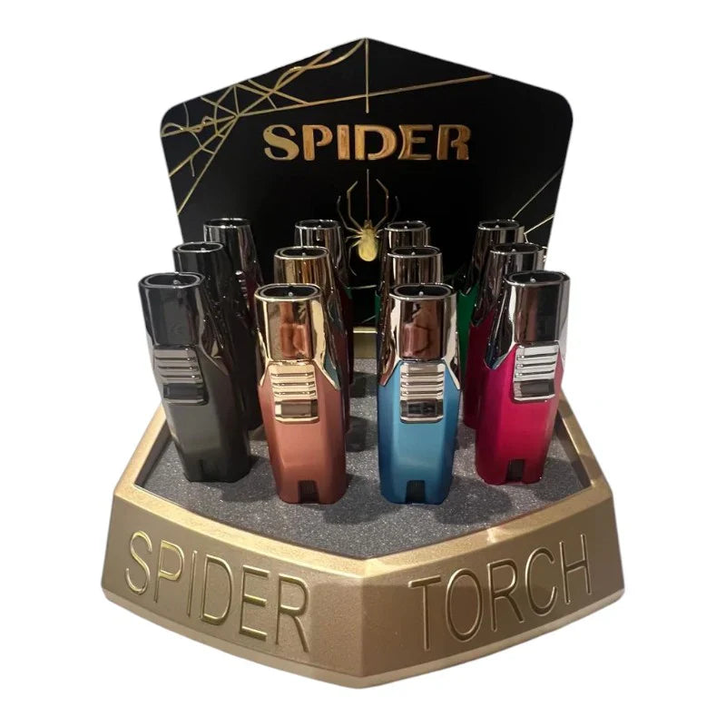 Spider | Refillable Torch Lighter – Color Metallic Edition [SP-661] Torch The MST