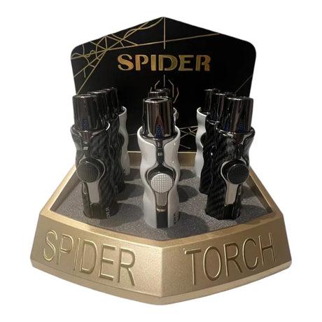 Spider | Refillable Torch Lighter – Dual Tone Grip Edition [SP-666] Torch The MST