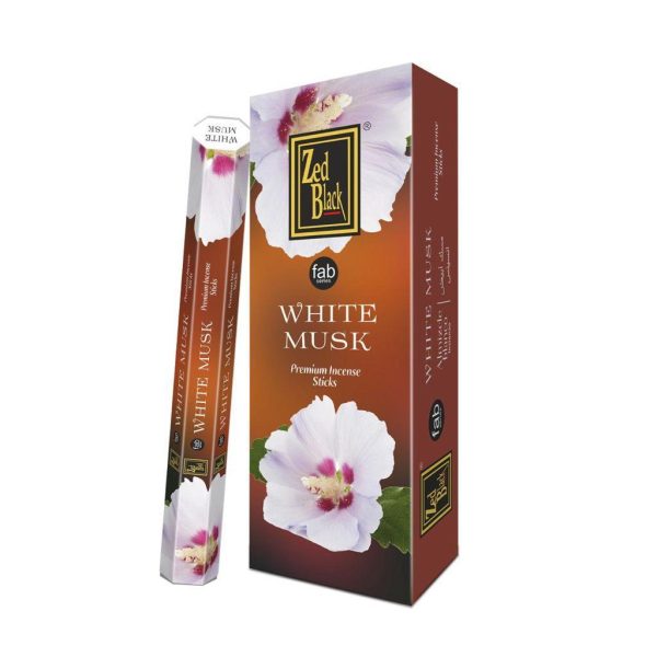Zed Black | Premium Incense Sticks – 6 pack Incense Canadian Distributor White Musk