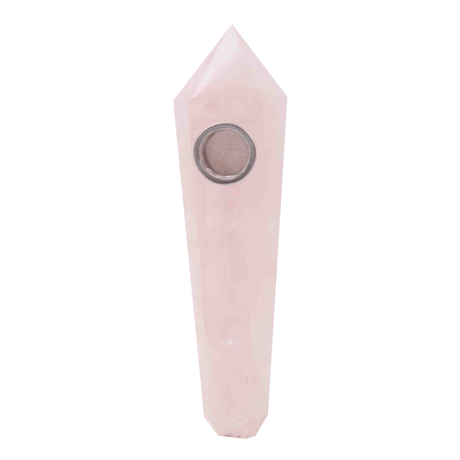 QUARTZ PIPE | ROSE QUARTZ- - One Wholesale