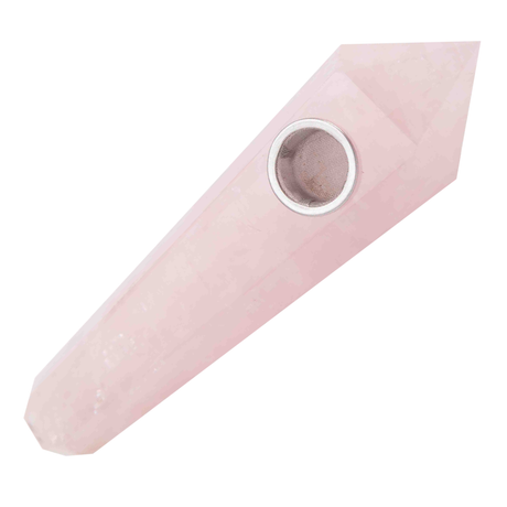 QUARTZ PIPE | ROSE QUARTZ-QUARTZ PIPE | AMETHYST - One Wholesale