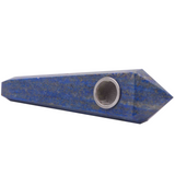 QUARTZ PIPE | LAPIS LAZULI- - One Wholesale