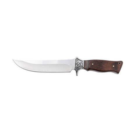 Xtreme | 12″ Hunting Knife – Fixed Blade with Engraved Guard & Chestnut Wood Handle (XTR-HKN069) Fixed Blade Knife Canadian Distributor