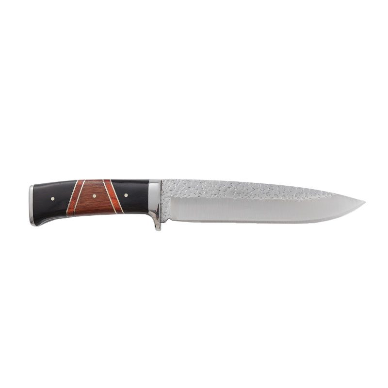 Xtreme | 12″ Hunting Knife – Fixed Blade with Red & Black Wooden Handle and Sheath (XTR-HKN081) Fixed Blade Knife Canadian Distributor