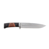 Xtreme | 12″ Hunting Knife – Fixed Blade with Red & Black Wooden Handle and Sheath (XTR-HKN081) Fixed Blade Knife Canadian Distributor